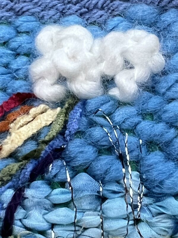 A Rainbow Flower tapestry - Image 3