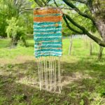 Be Blooming Orange Tapestry