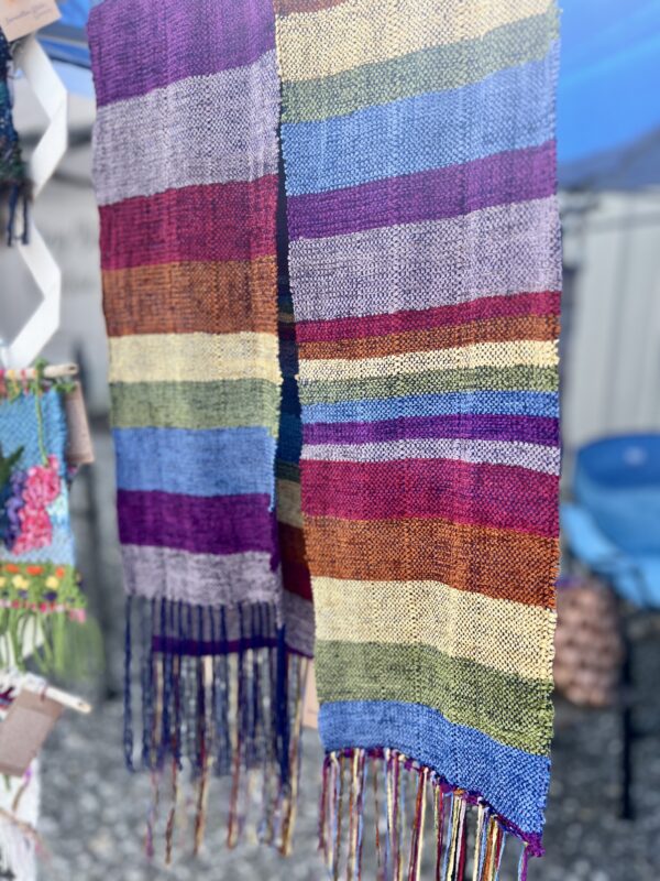 Boho Rainbow Scarf, sold - Image 2