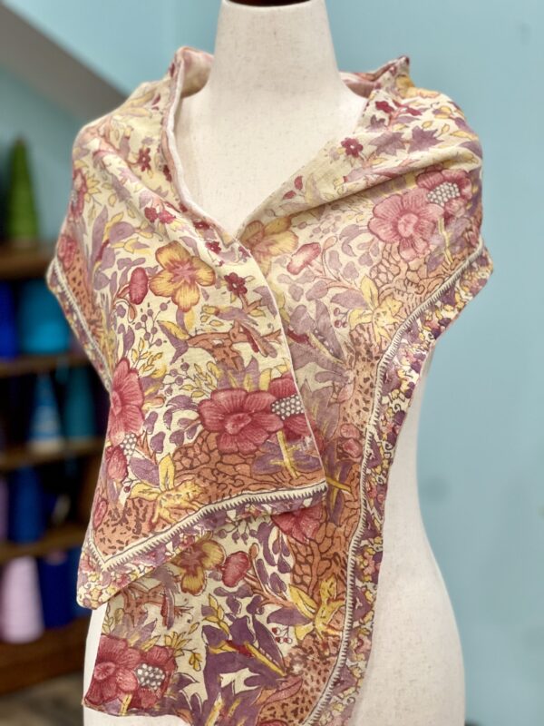 A Soft Garden Scarf, sold