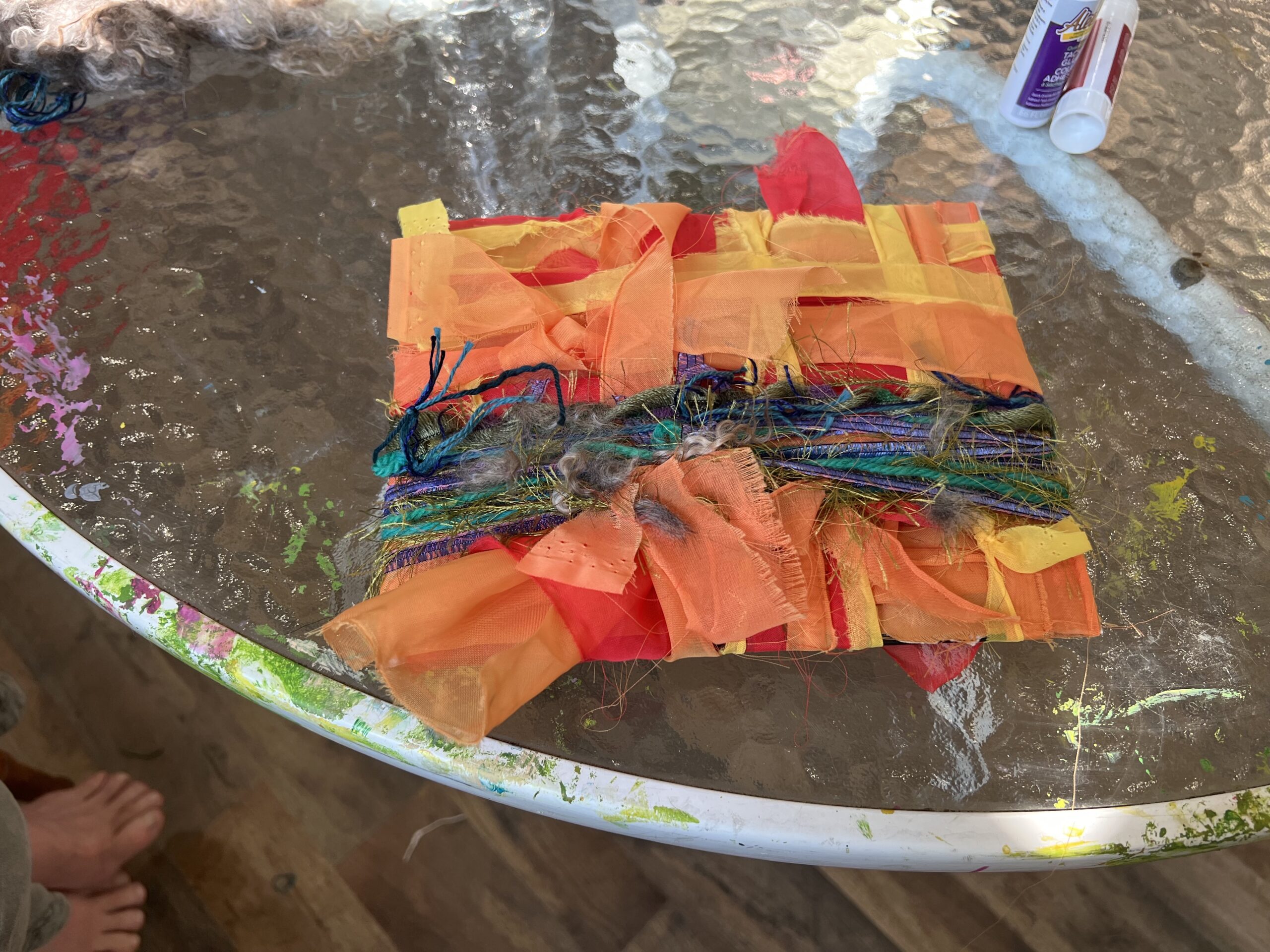 Find Yourself through Fiber and Fabric Collage, online - Image 6